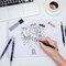 22 Pcs 2.0 mm Mechanical Pencils Set, 8 Pcs Lead Pencils with 10 Case Lead Refills 2B, HB Black & Colors, 2 Pcs Erasers and 2 Pcs Sharpeners for Drawing, Sketching and Drafting